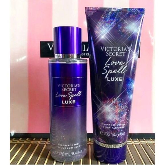 Love Spell Luxe Victoria Secret 2 Piece Set NEW - Picture 1 of 1